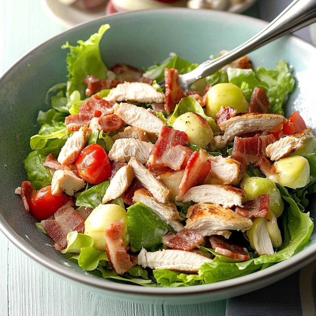 BLT Chicken Salad 9 Fresh BLT Chicken Salad with Melon