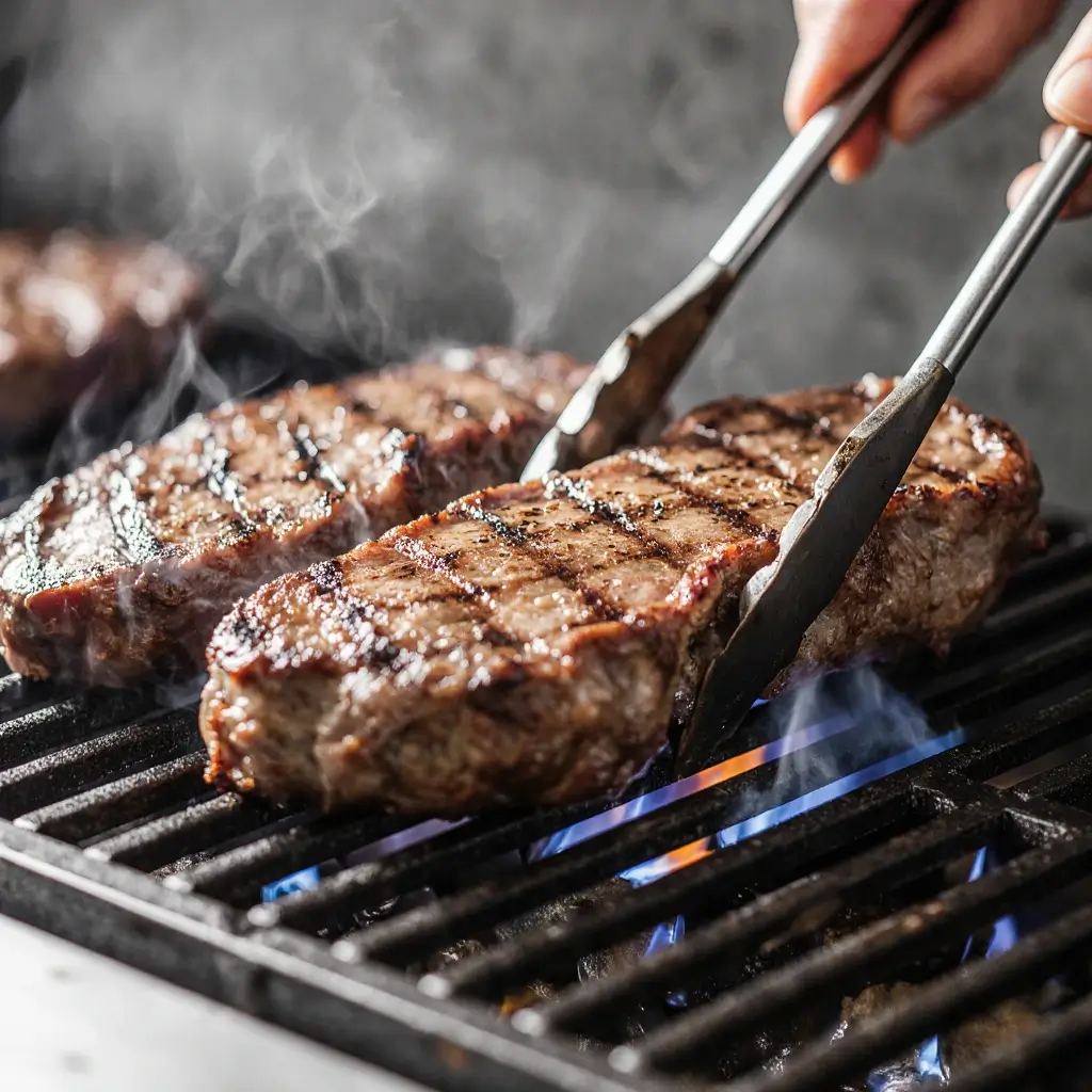 Perfect Rack of Lamb Grill Recipe 8 Step by Step Grilling Rack of Lamb Over Flame 1